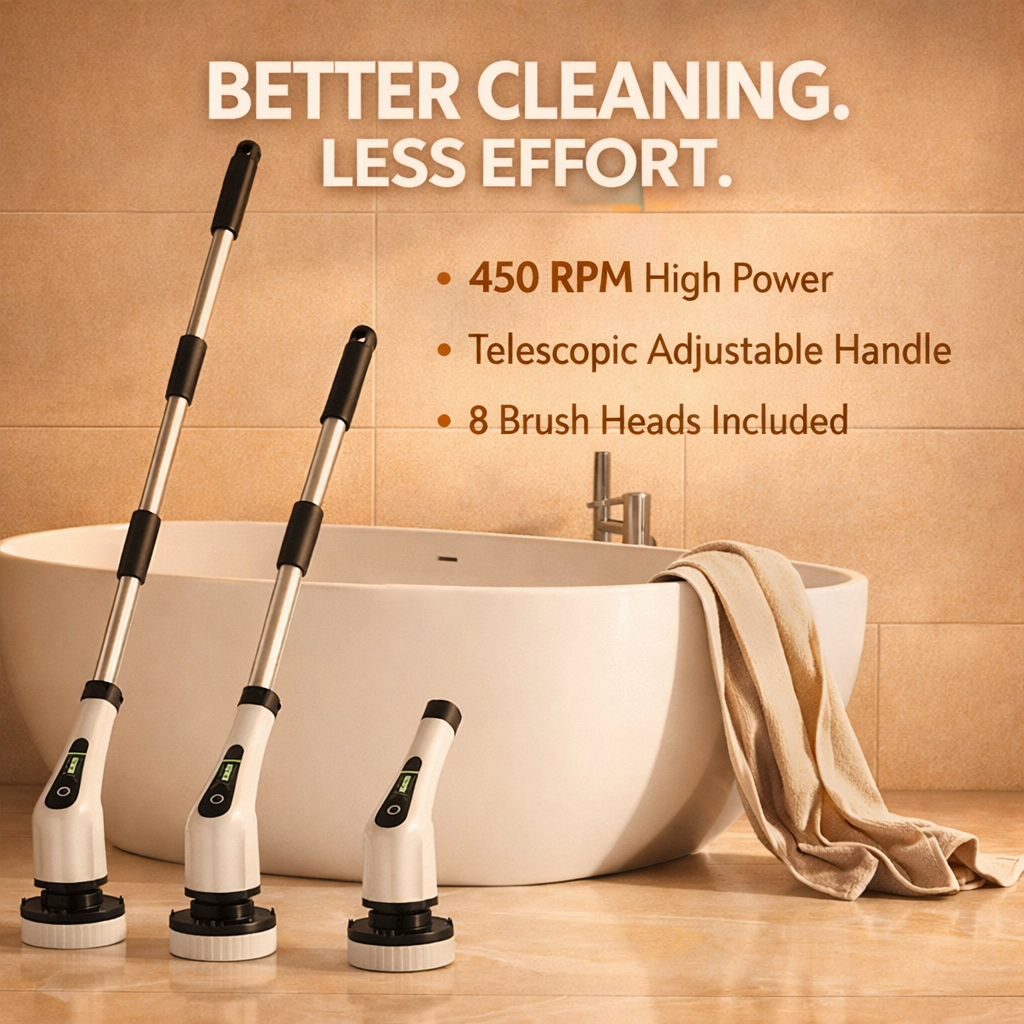 Electric Spin Scrubber